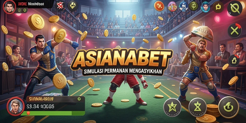 Tampilan menarik dari gameplay ASIANABET di dunia simulasi.
