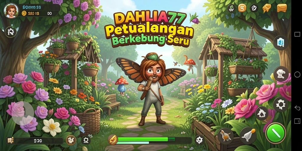 Screenshot gameplay DAHLIA77 menampilkan kegiatan bertani yang menarik.