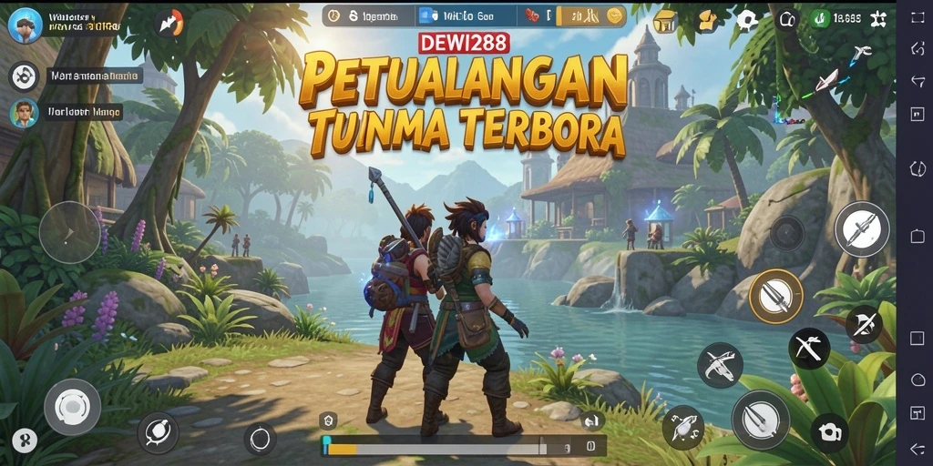 Tampilan gameplay menarik dalam dunia terbuka DEWI288.