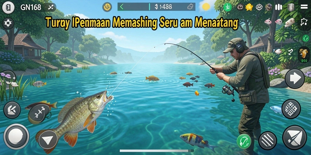 Tangkapan ikan besar di dalam game GN168 yang menawan.