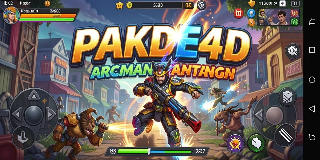 Tampilan gameplay menantang di PAKDE4D yang menarik.