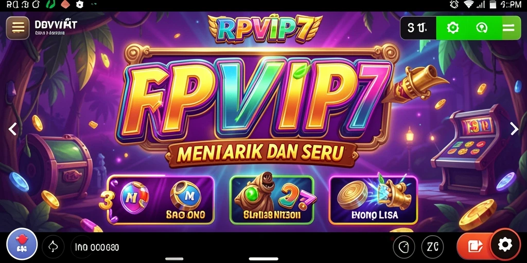 Tampilan gameplay RPVIP7 yang menarik dan penuh warna.